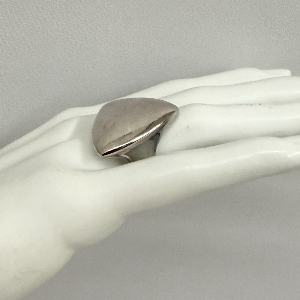 Sterling PAJ Prime Art & Jewel Ring Modernist Triangle Design 9 Grams Size 7 1/4 - Picture 8 of 12
